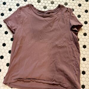 Madewell Mauve Short Sleeve Tee